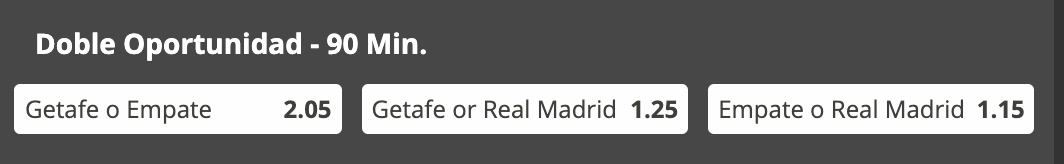 Doble oportunidad en Inkabet apuestas de futbol