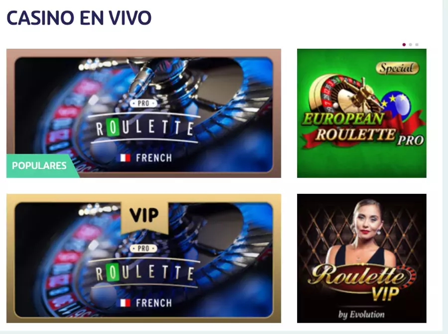 ruleta online en vivo