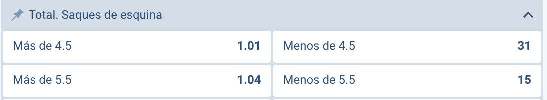 saques de esquina apuestas de futbol