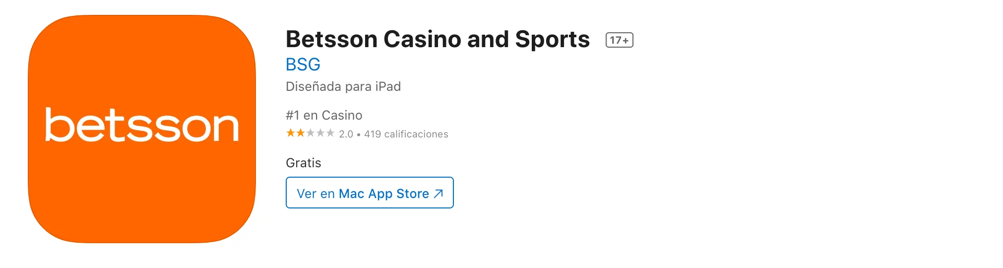 betsson app appstore