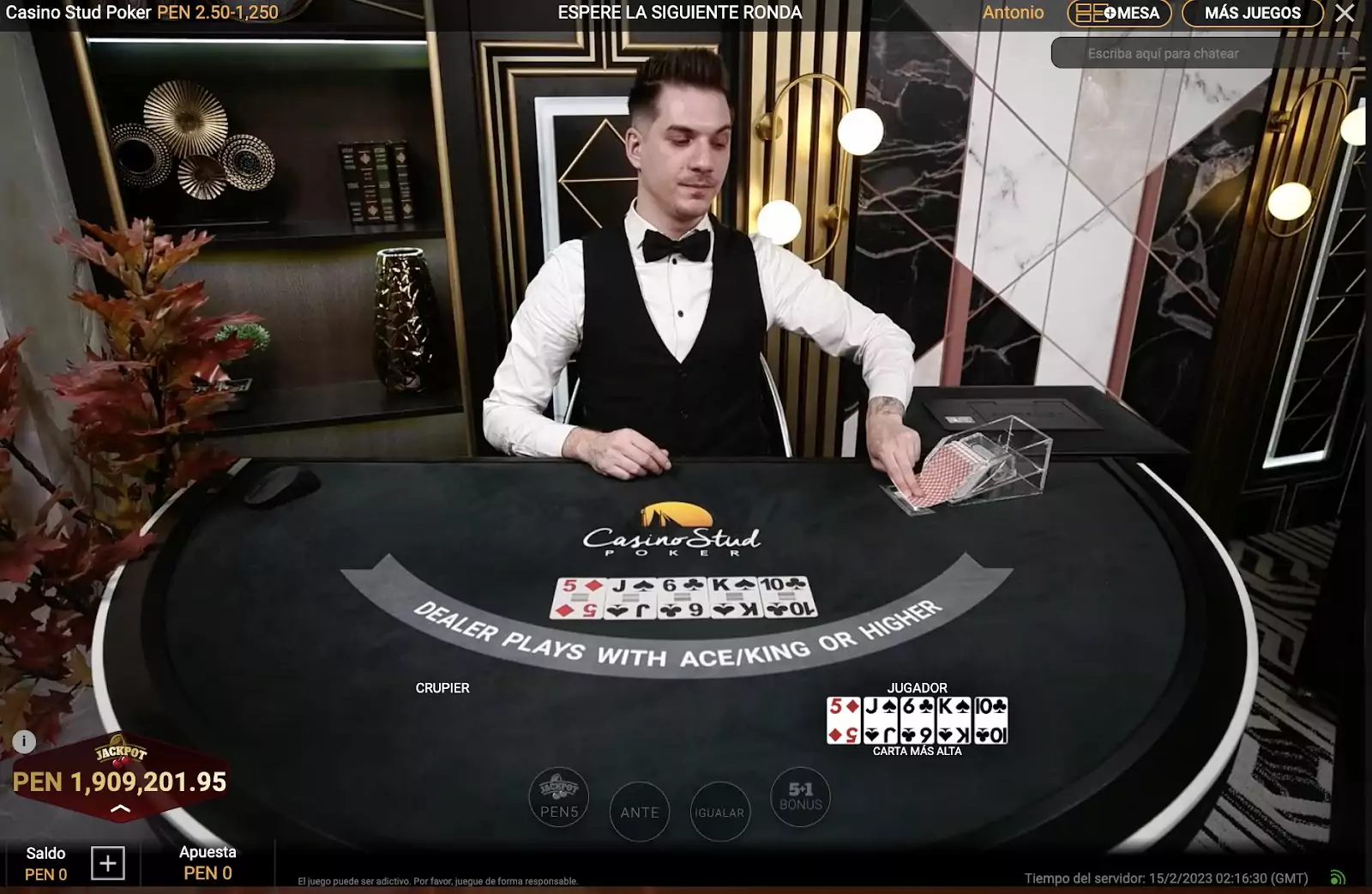 poker casino en vivo online