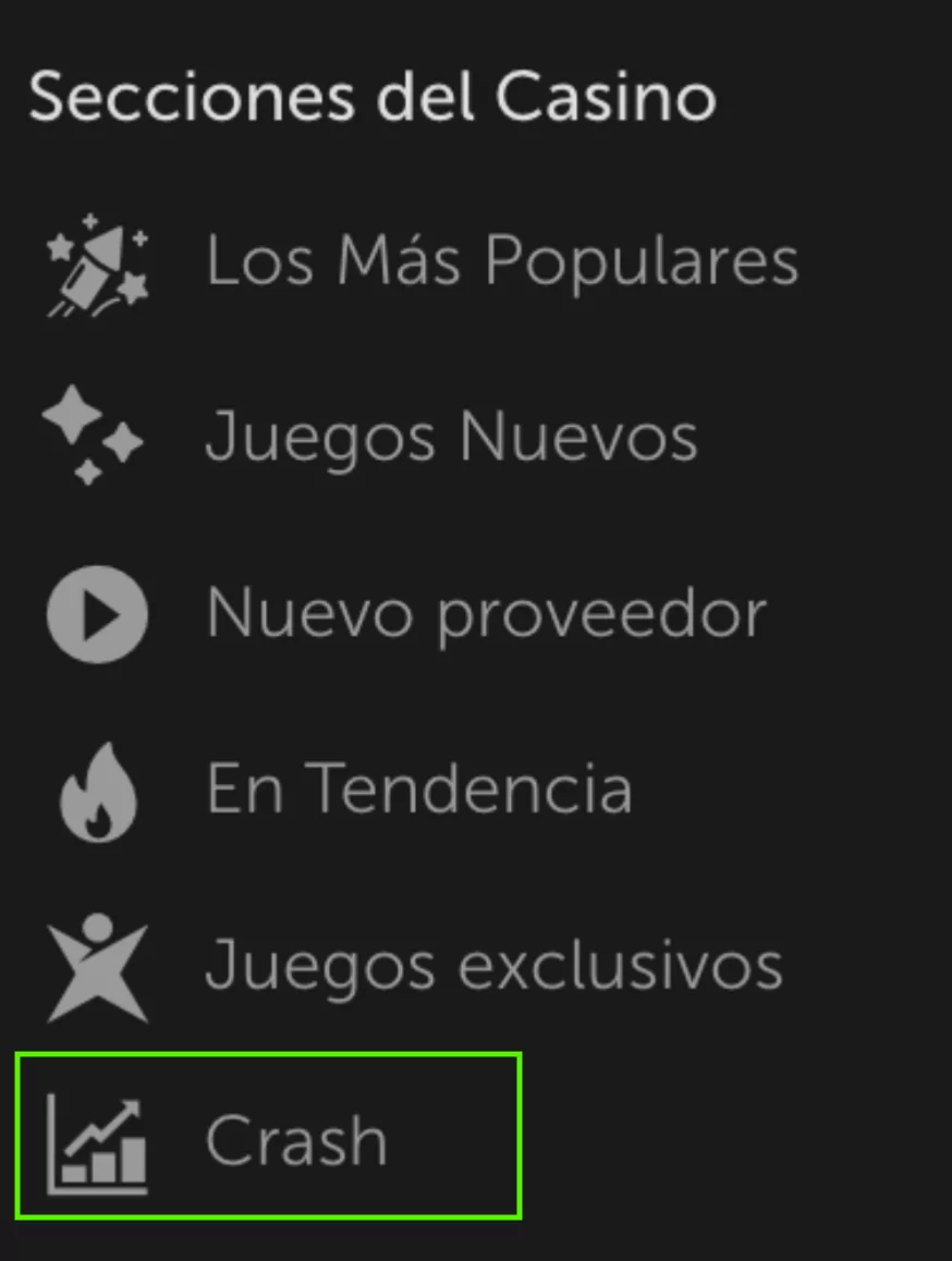 juegos de crash en Betsafe