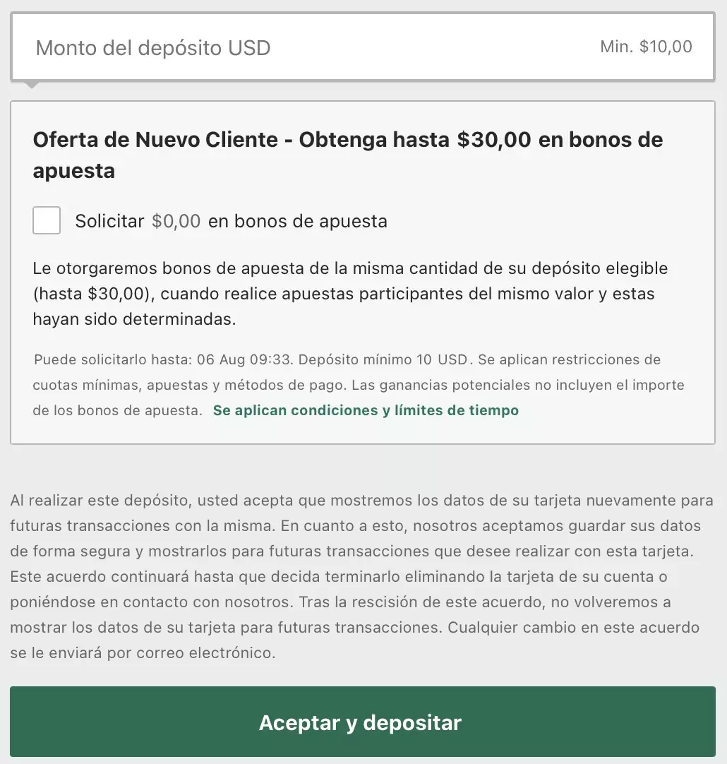 solicitar bono al depositar en bet365