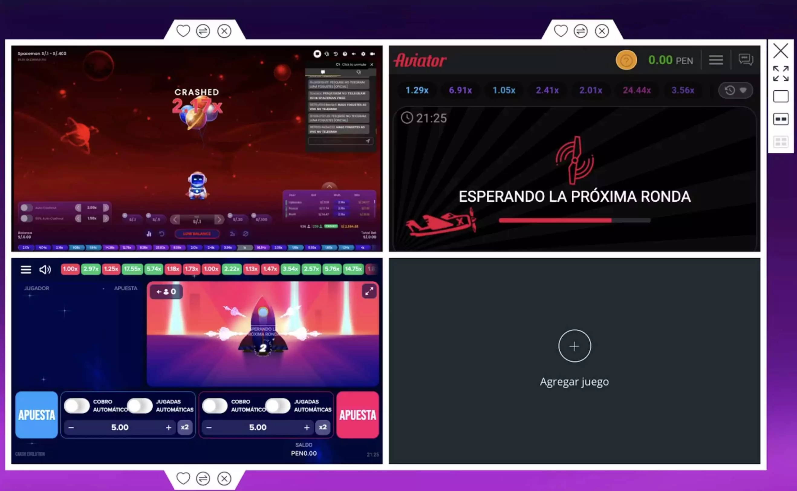crash casino en simultaneo betsson