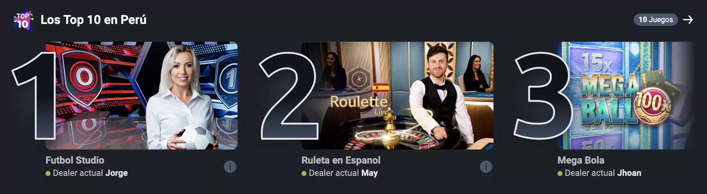 top 10 juegos de casino en vivo en betano casino