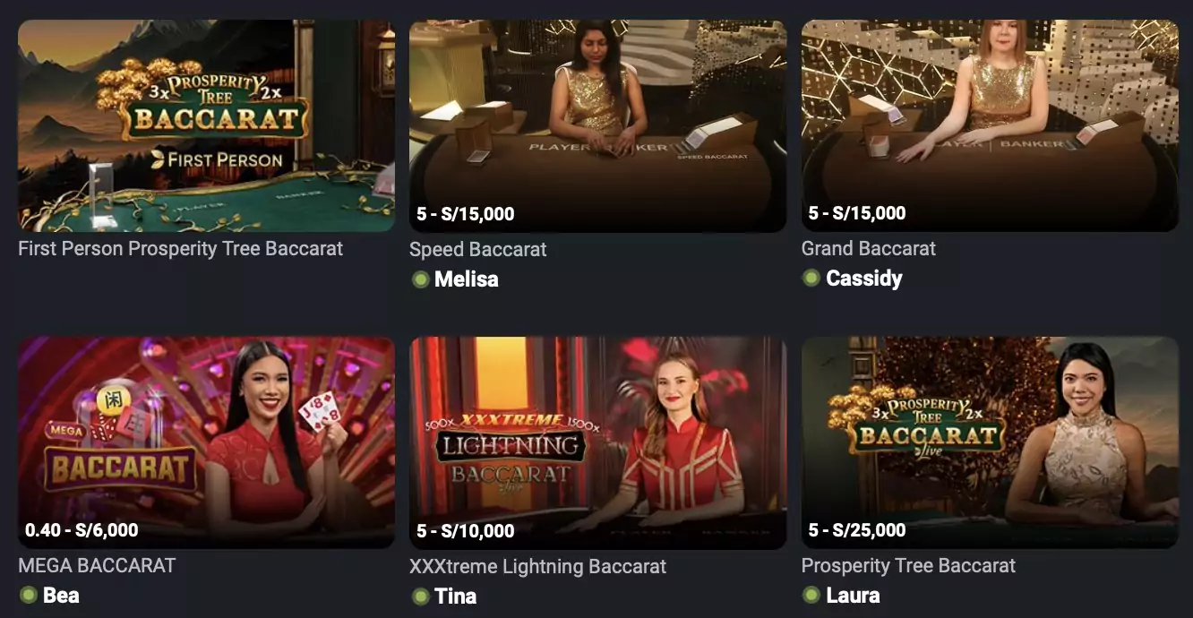 baccarat en betano casino