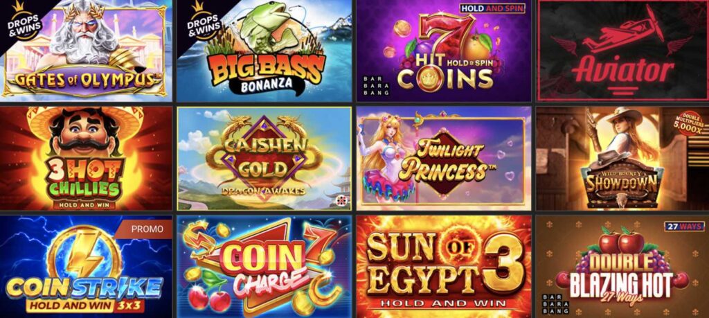 juegos populares en megapari casino