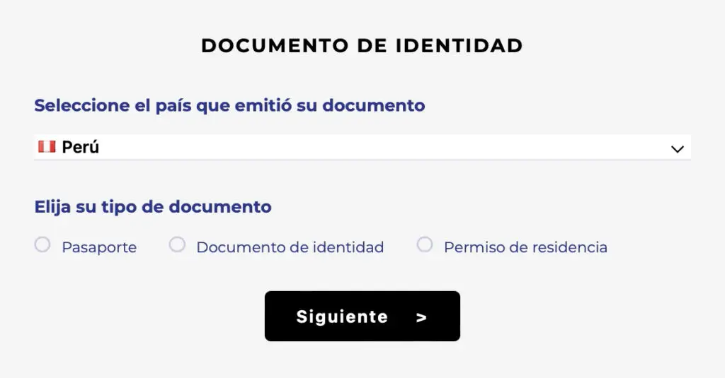 documentos para verificar cuenta en betano
