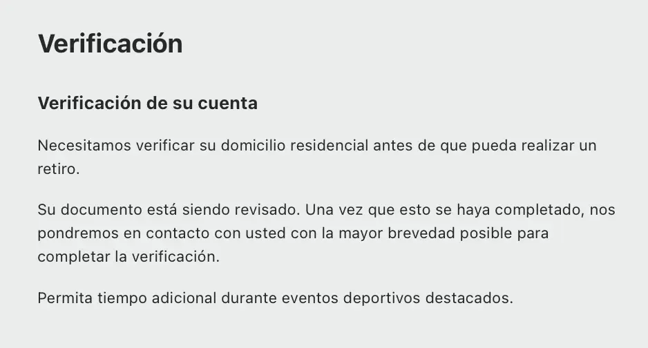 verificacion en proceso