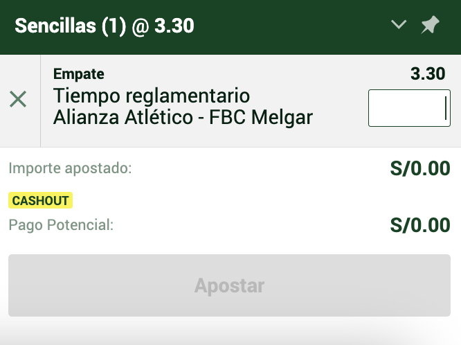 cashout en olimpo bet