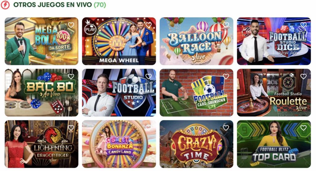 gameshows en vivo olimpo bet