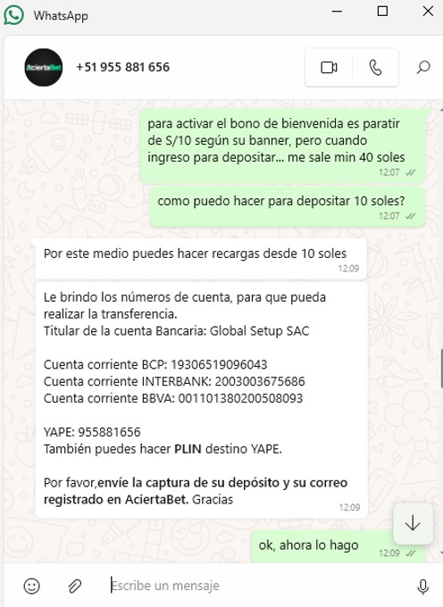 chat de whatsapp en aciertabet