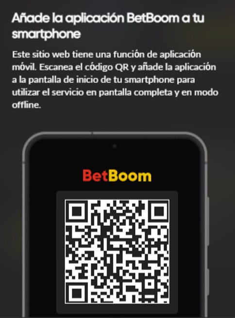 codigo qr para descargar app de betboom