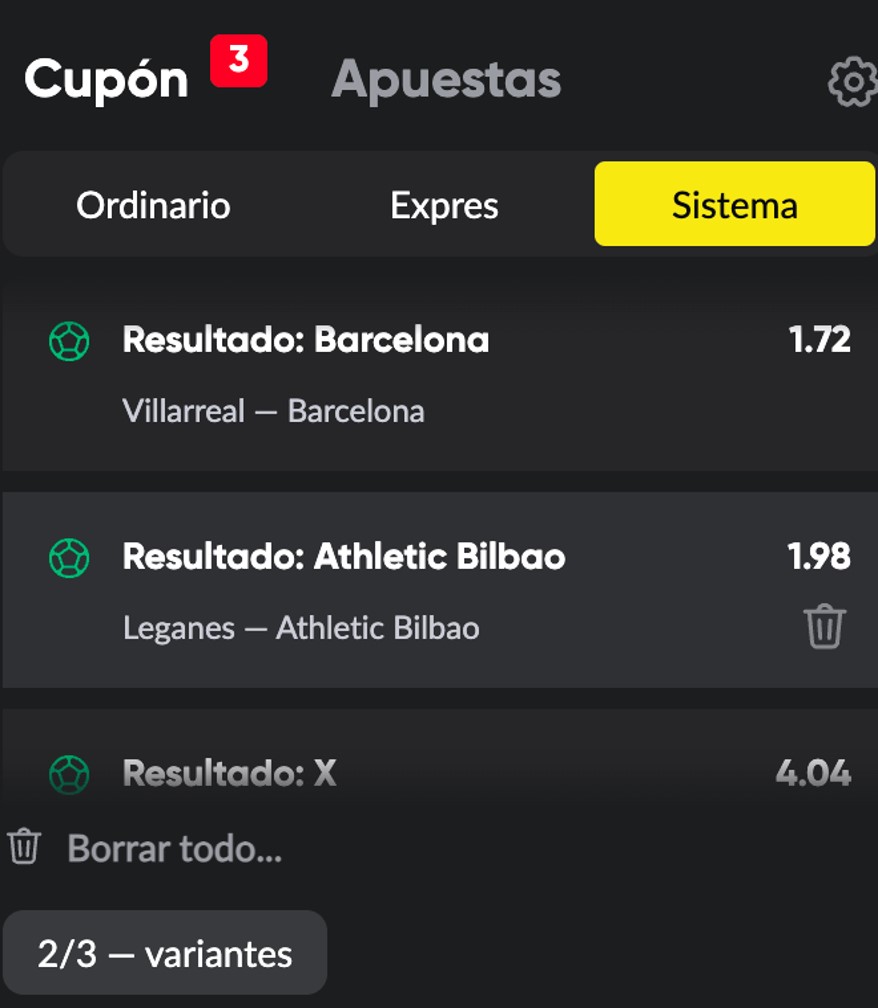 revisando tipos de apuesta en betboom