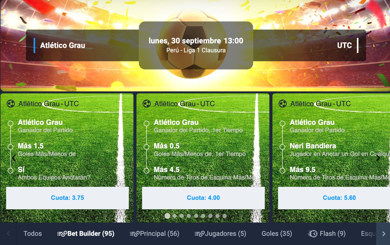 herramienta betbuilder en playzonbet