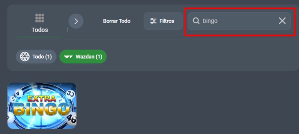 buscando juegos de bingo en tinbet