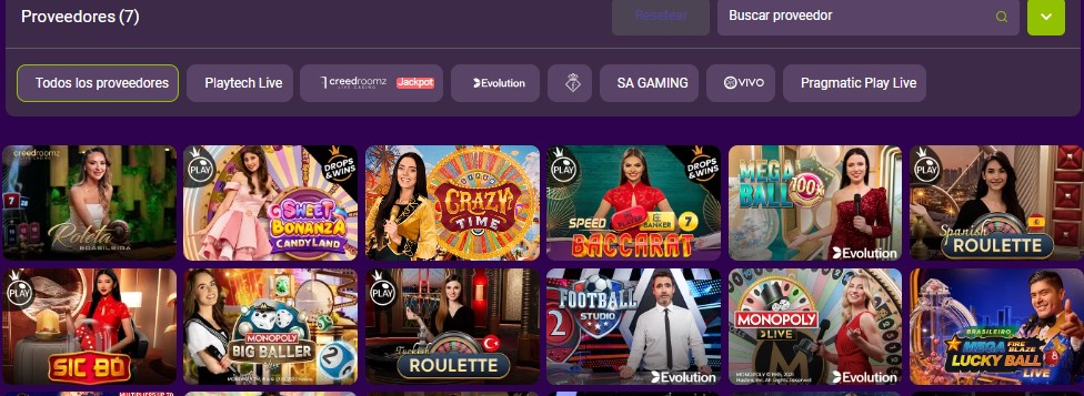 casino en vivo en bonanza bet