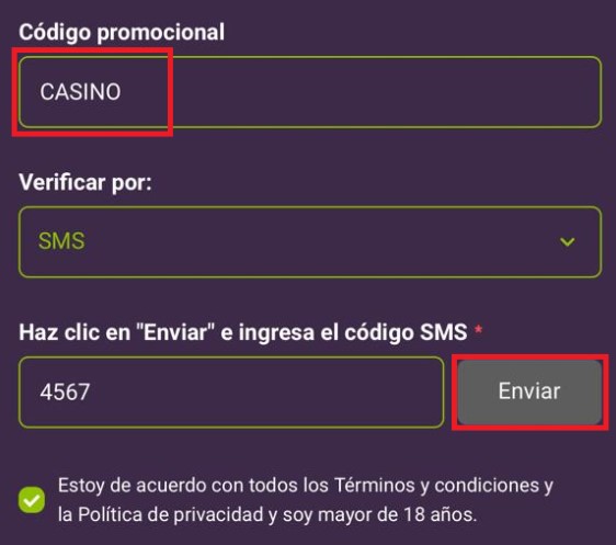 ingresando el bono de casino en bonanza bet