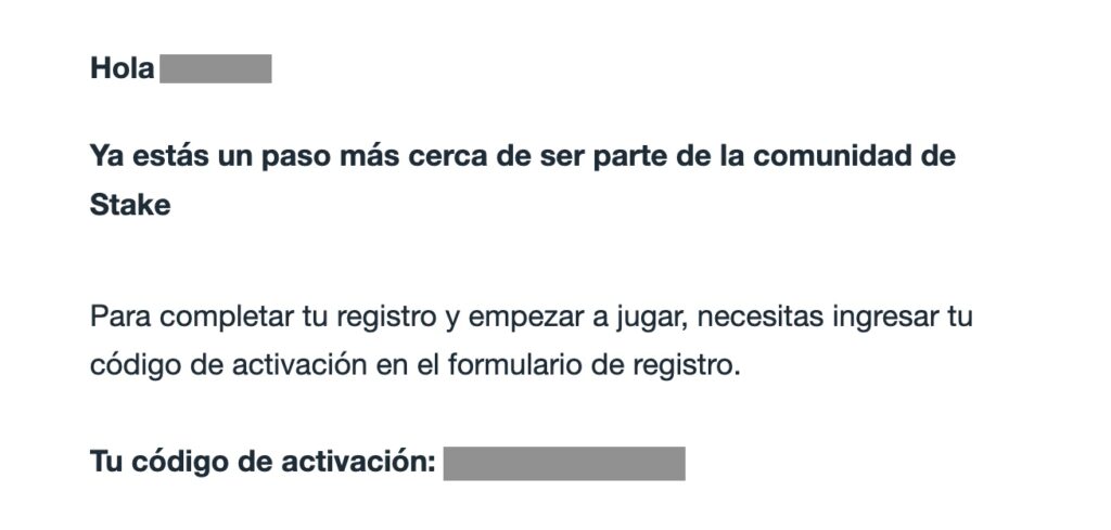 correo de confirmacion de stake peru