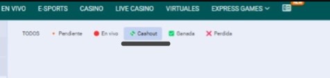 revisando cashout en gana express