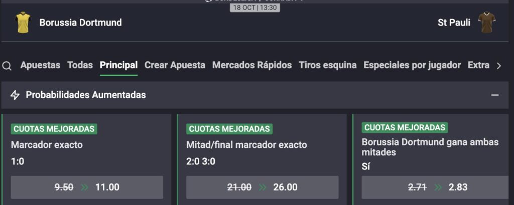 revisando las cuotas mejoradas en la fija