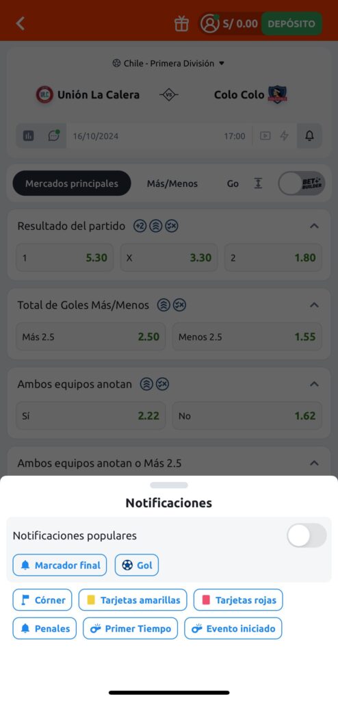 notificaciones inteligentes en betano app