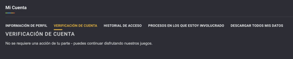 verificacion de cuenta en coolbet