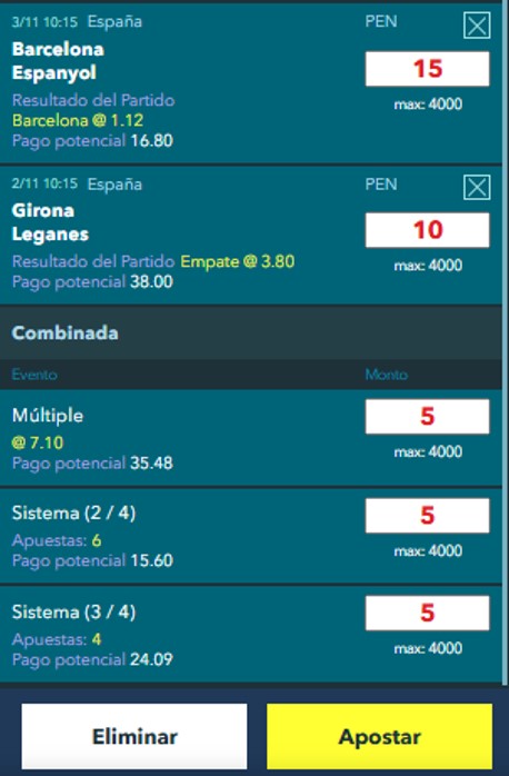 tipos de apuestas en betgol