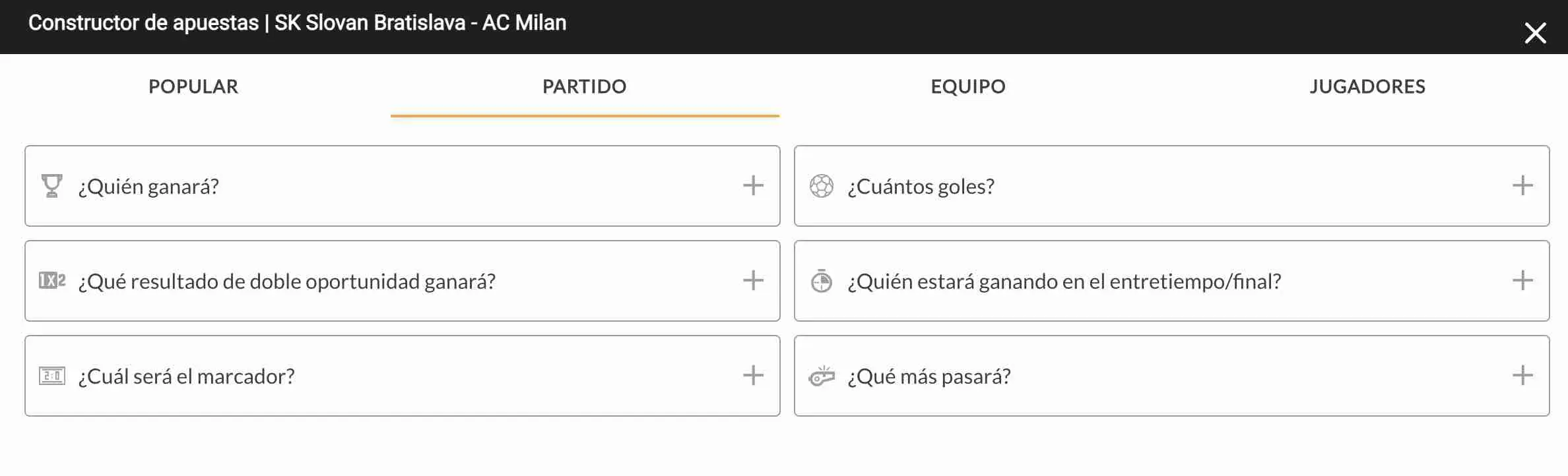 creador de apuesta en tioricobet
