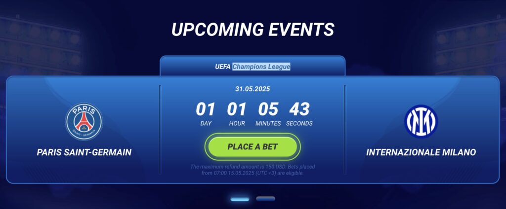apuesta sin riesgo en 1xbet