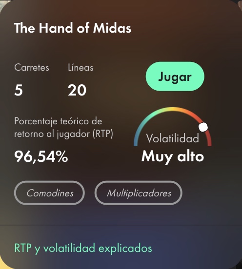 rtp y volatilidad en bet365 casino