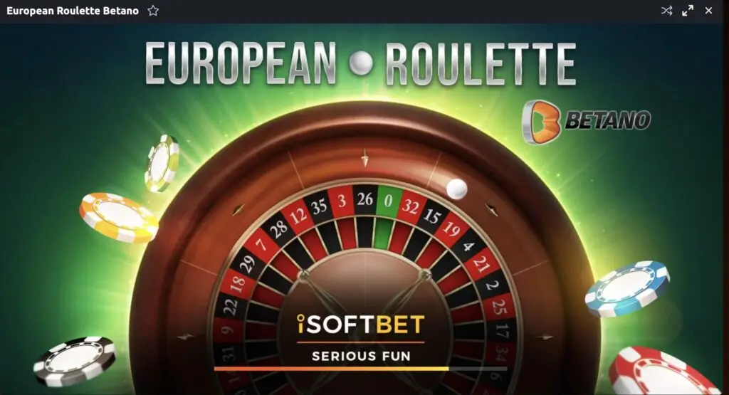 ruleta europa de betano