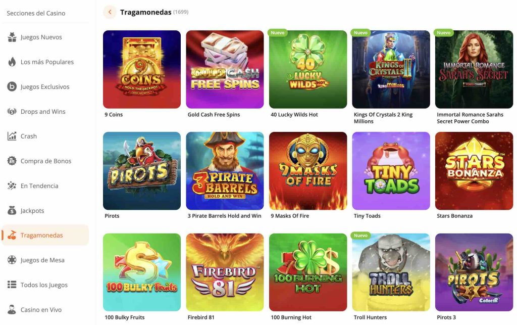 tragamonedas en betsson casino