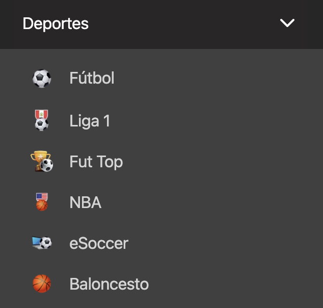 ligas y deportes principales en bet4
