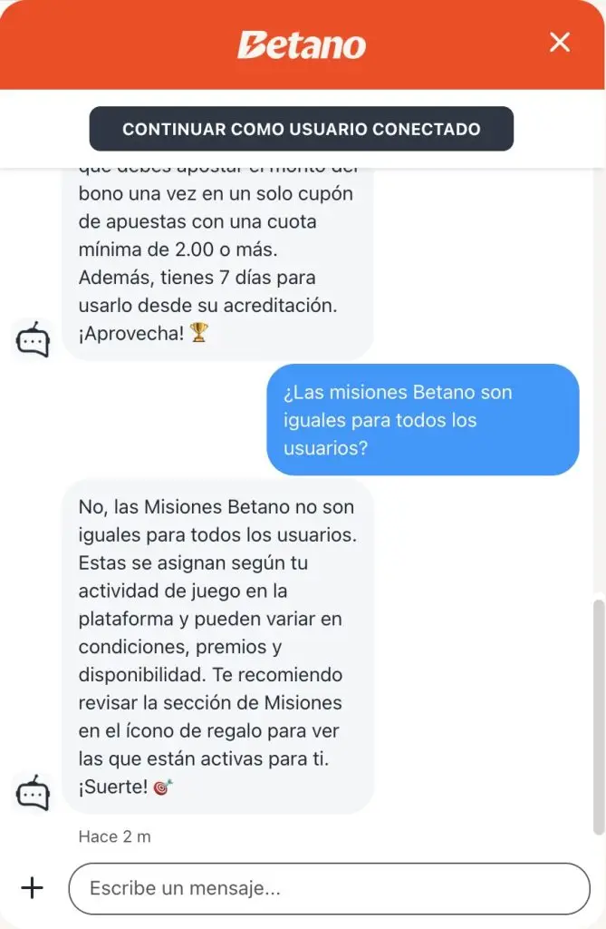 chat en vivo betano 2026