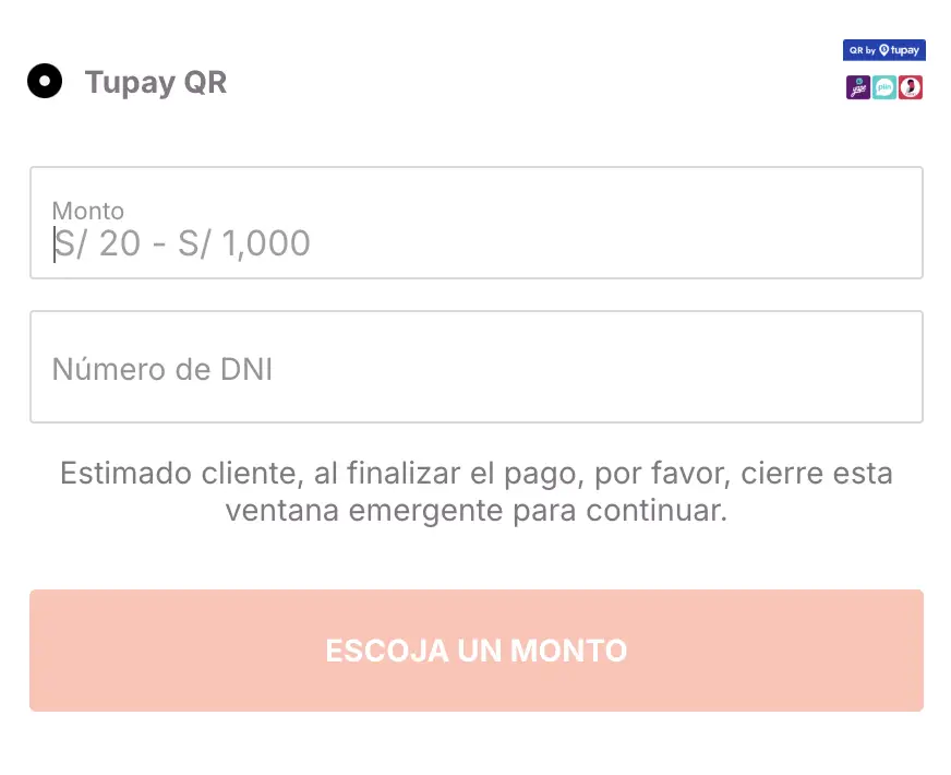 depositos con tupay en betwarrior