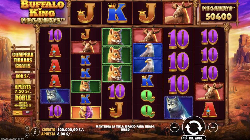 buffalo king megaways