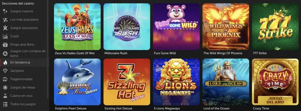 tragamonedas en tendencia betsafe casino