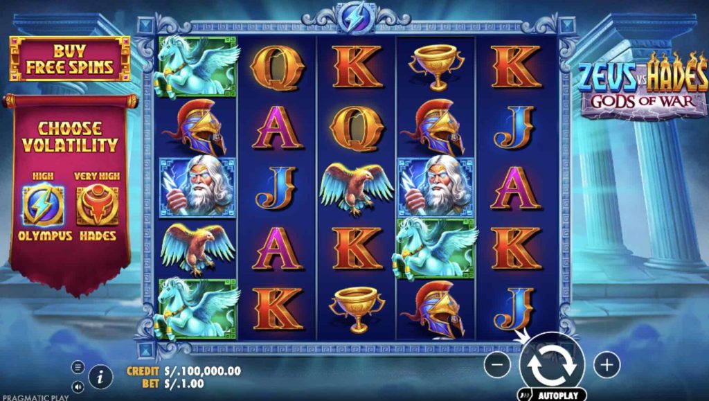 zeus vs hades gods of war