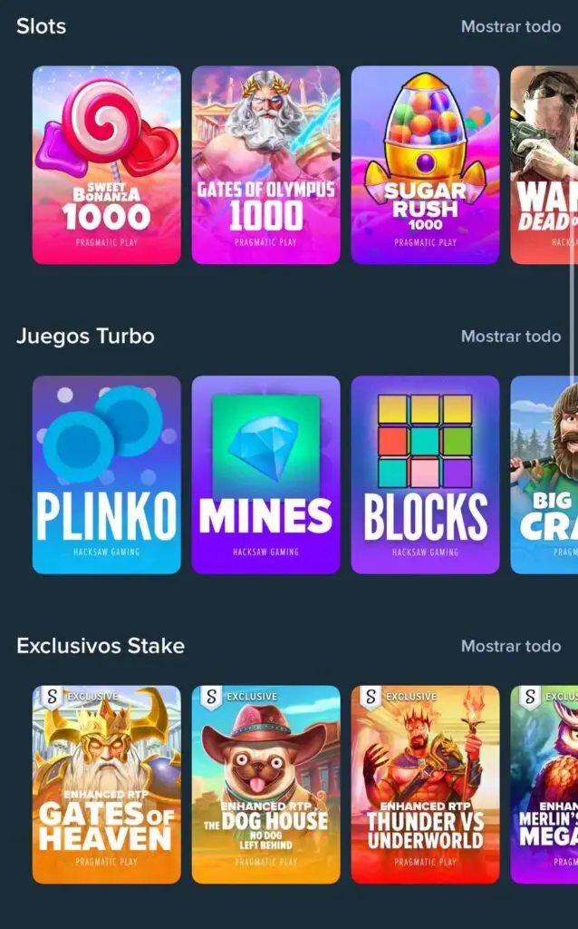 juegos de casino online stake app