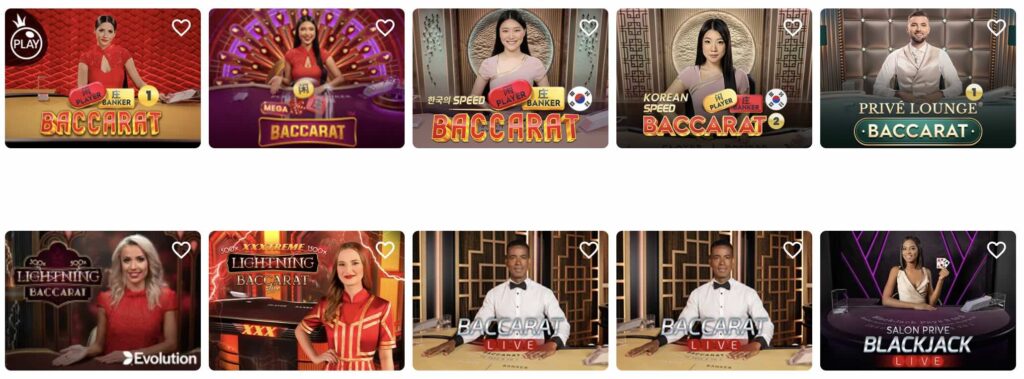 juegos de baccarat en apuesta total casino