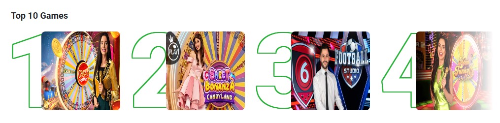 top 10 de juegos en vivo te apuesto