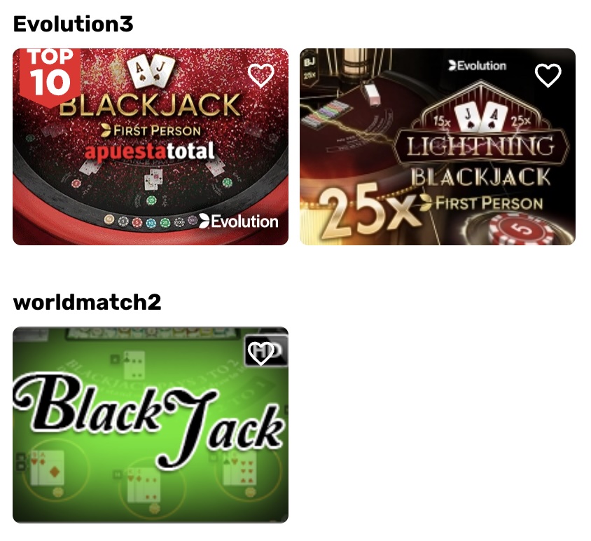 juegos de blackjack en apuesta total casino