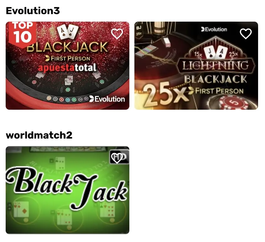 juegos de blackjack en apuesta total casino