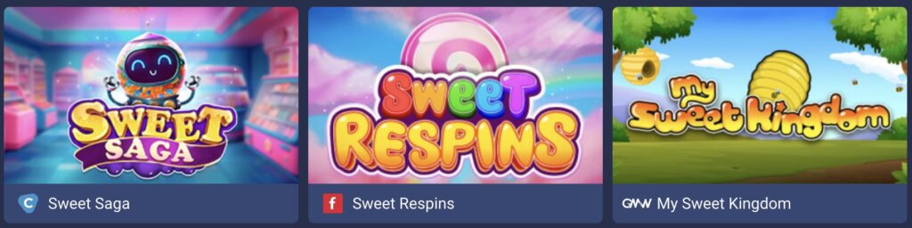 sweet respins en 1xbet casino