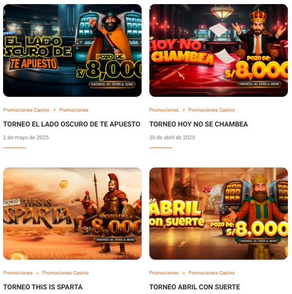 torneos de casino en te apuesto