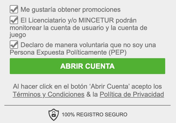 permisos de registro en caliente peru