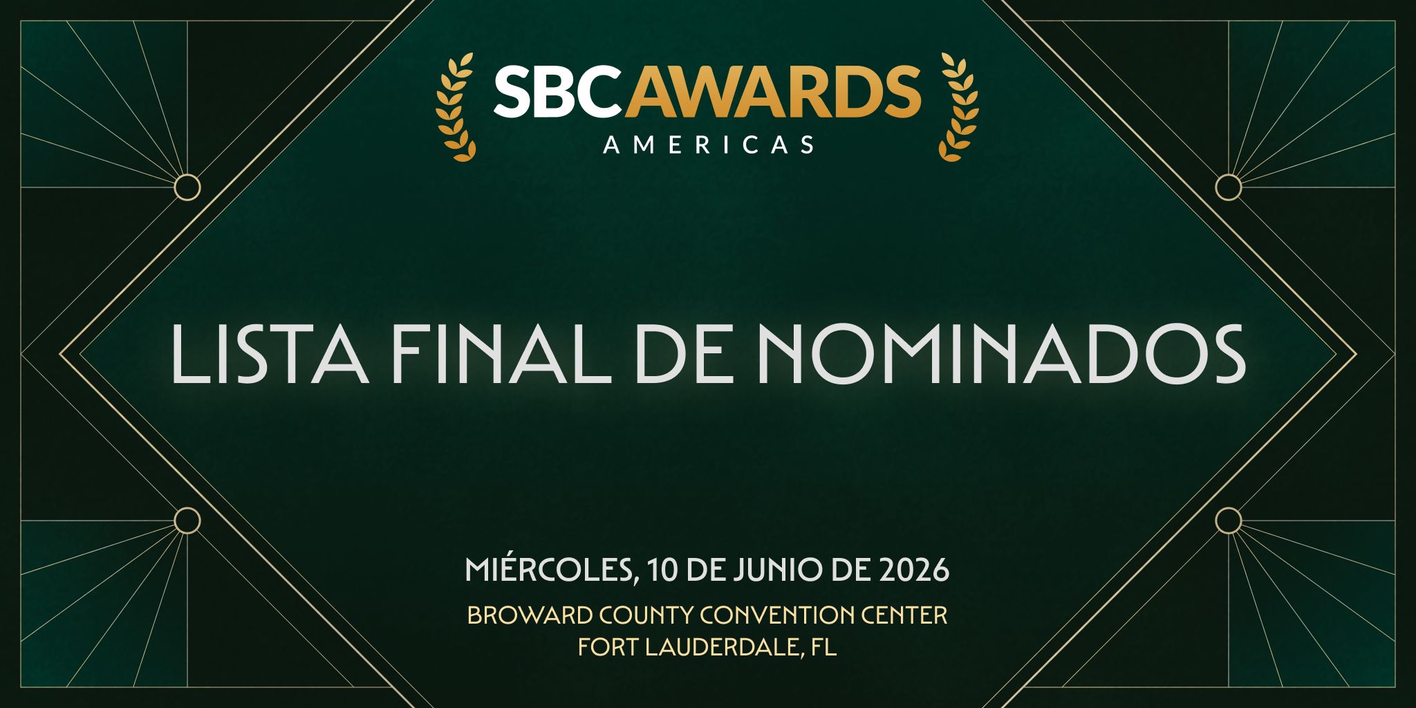 SBC Awards Americas Revela La Lista De Nominados De 2026