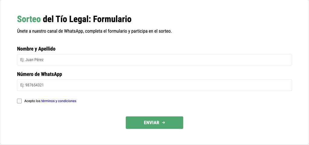 sorteo tio legal