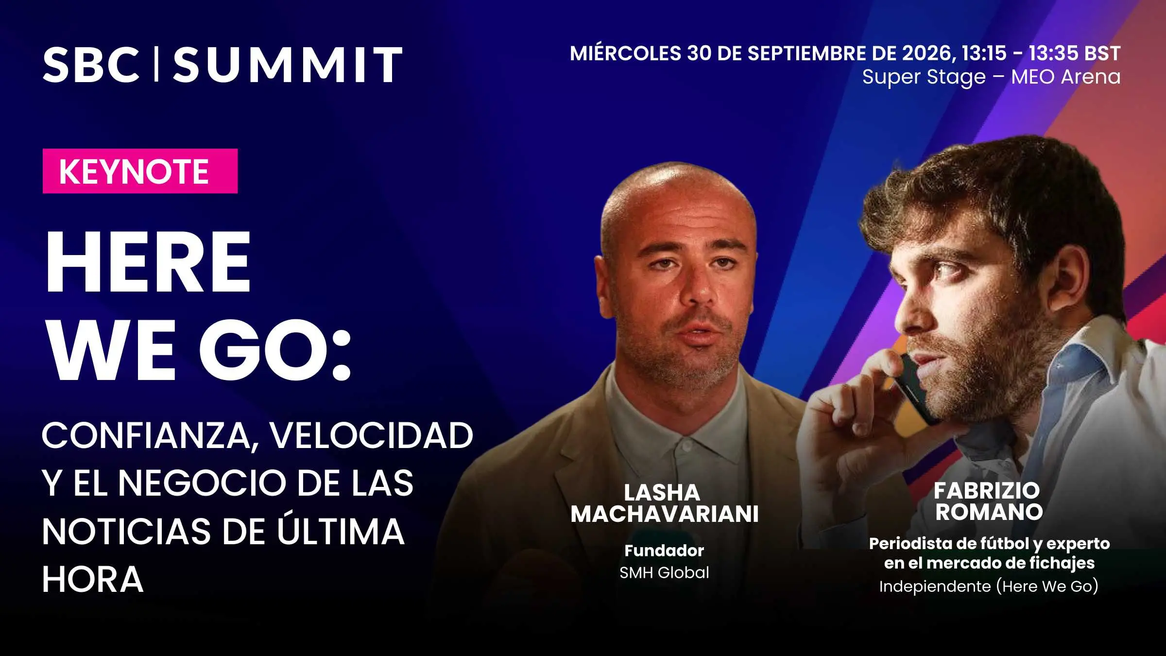 Here We Go! El Periodista Estrella de Fichajes Fabrizio Romano Será Protagonista del SBC Summit